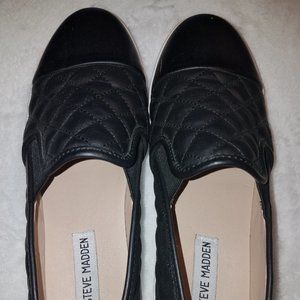 Steve Madden Black Slip-on Sneakers